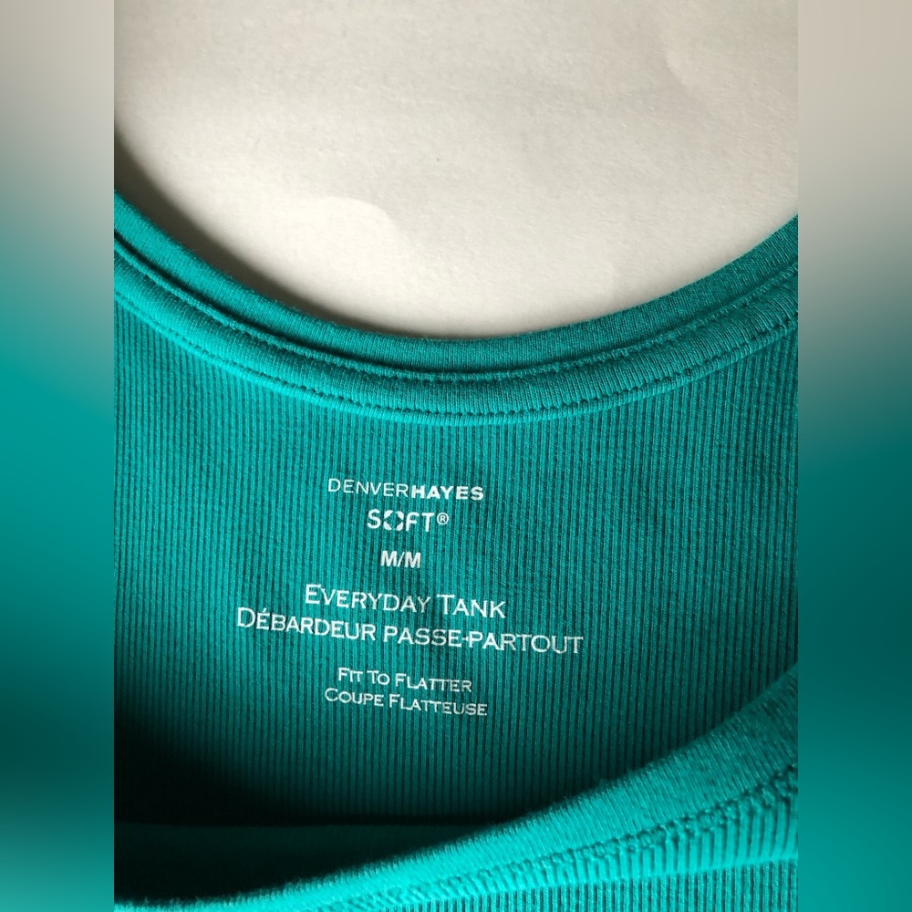 🌟2/$20🌟 Green Ribbed Tank Top - Picture 4 of 6